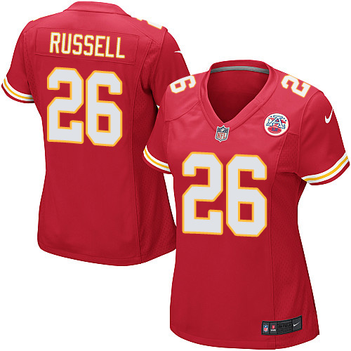 Women's Game KeiVarae Russell Nike Jersey Red Home - #26 NFL Kansas City Chiefs